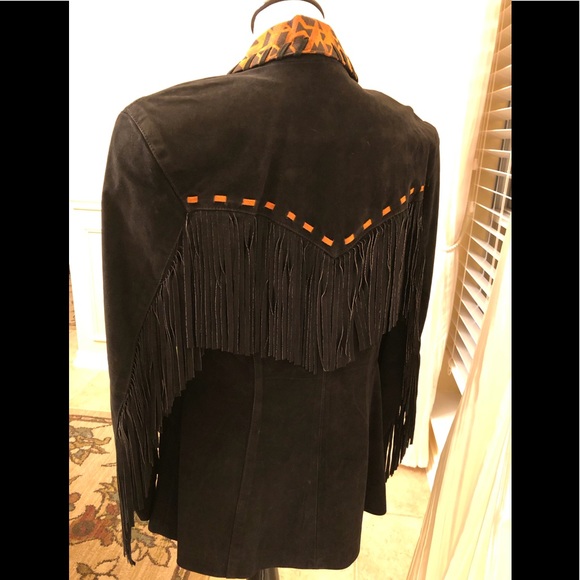Phoenix U.S.A. Fringe Leather Jacket 🎀HP🎀 - Picture 4 of 6